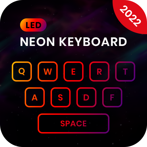 Neon LED Keyboard - RGB, Emoji