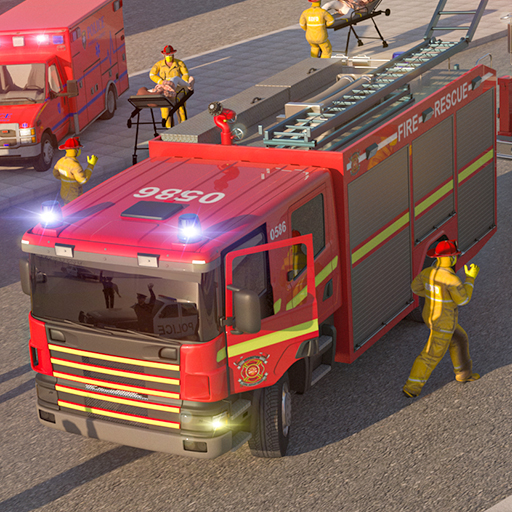 999 menyelamat Api trak 3d