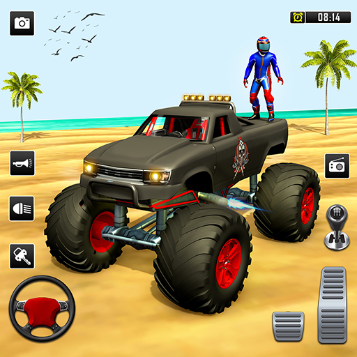 jeu de voiture de course truck