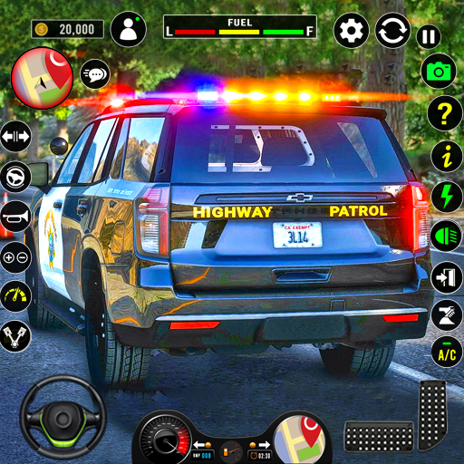 ตำรวจ รถ ขับรถ เกม 3d ซิม