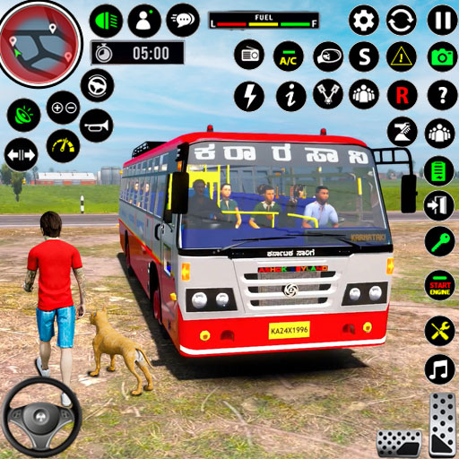 City Coach Bus Game 3D