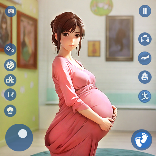 Anime grávida mãe simulador