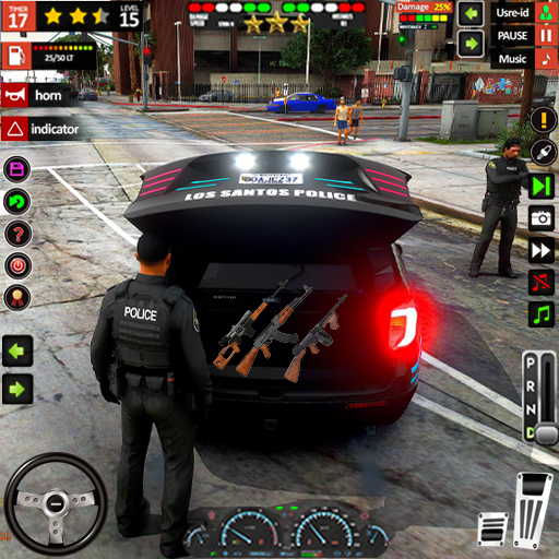 Cop Car Thief Chase Game