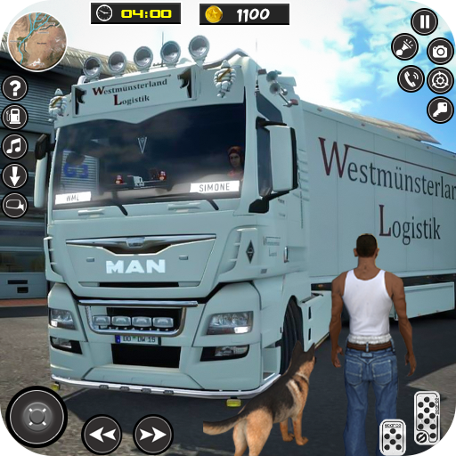 Game mengemudi truk kargo 3D