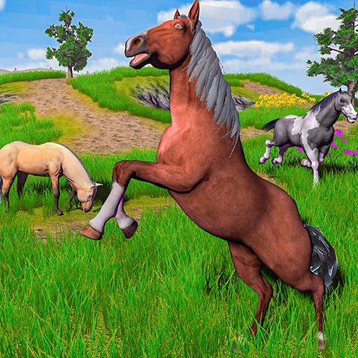 Wild horse family simulator 3D