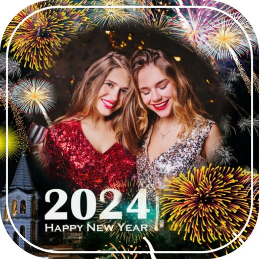 New Year Photo Frame 2024