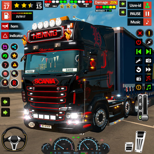 simulatore di camion da carico