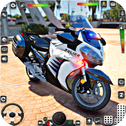 पुलिस बाइक चेस गेम 3डी