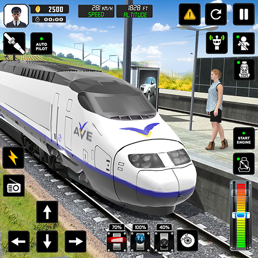 Euro Trein Chauffeur Spel 3D