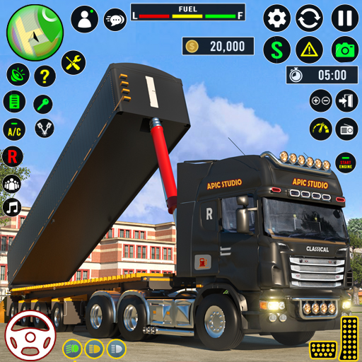 Euro Truk Mengemudi: Truk Game