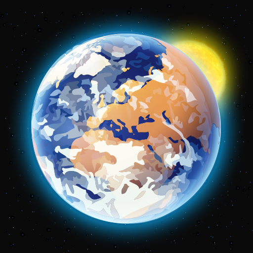 Wereldkaart - 3D Aarde