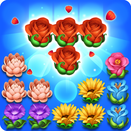 Blockpuzzle-Blüten
