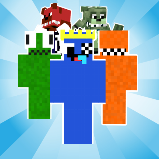 Rainbow Friend Skins for MCPE