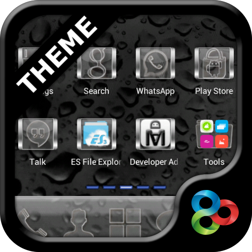 GLASS GO Launcher EX Theme