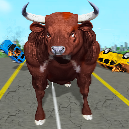Bull Attack Animal Fight Games