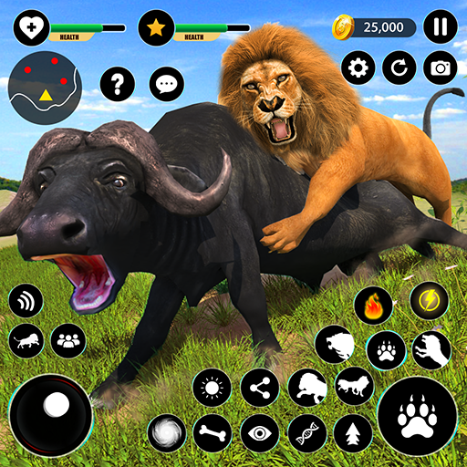 사자 시뮬레이터: 동물 시뮬레이터 오프라인 게임
