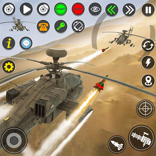 Gunship Labanan Helicopter