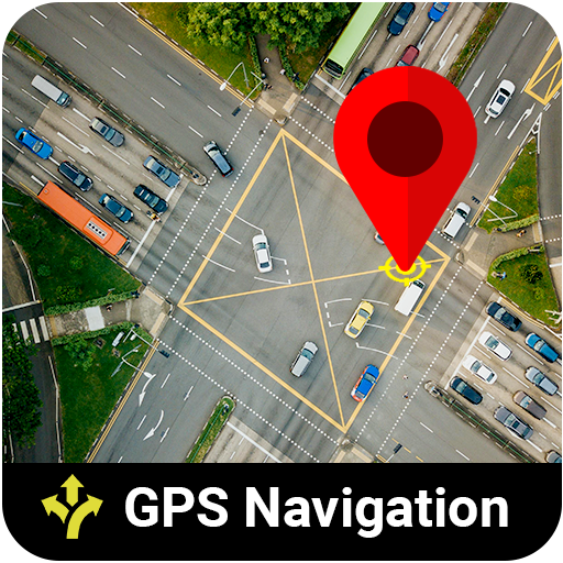 GPS-Standort-Satellitenansicht