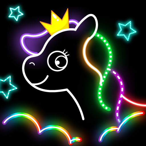 Coloring unicorn for girls