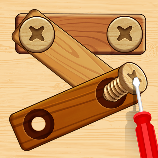 Wood Nuts: Screw Puzzle