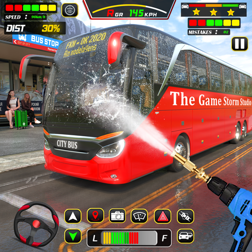 stadsbus simulator busspellen