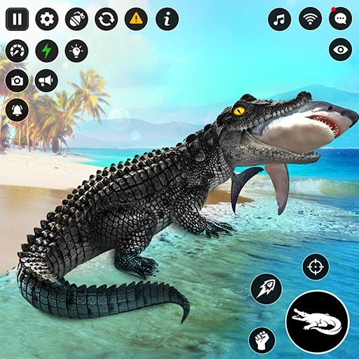 Hungry Animal Crocodile Games