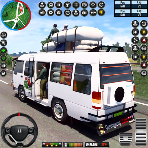 Coach Bus Driving Bus Game 3D