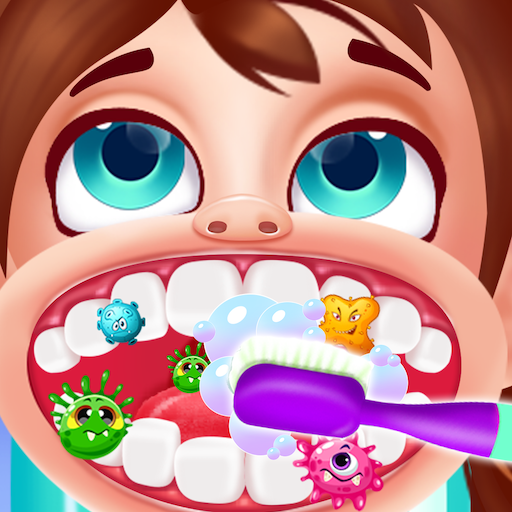 Jogo de dentista e dentista