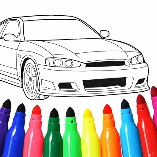 Car Coloring- 컬러링・색칠공부・색칠게임