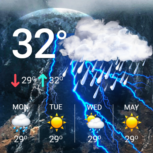 Cronograma del tiempo: radar