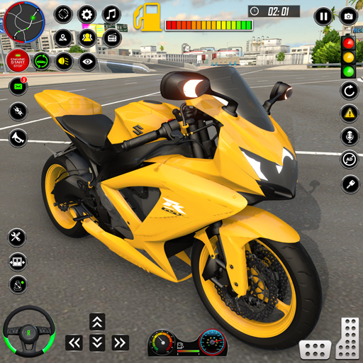 バイクシミュレーターゲーム：バイクゲーム