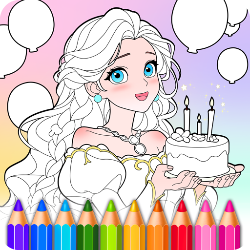 Princess Game Fantasy Coloring