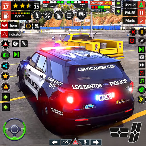 Police Car Chase Car Games 3D