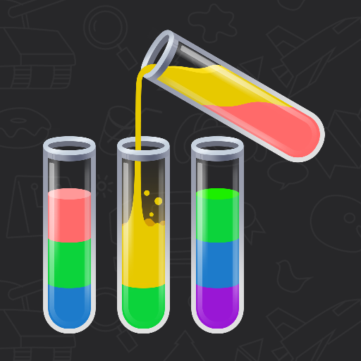 水排序益智解谜游戏 - 好玩又锻炼脑力的颜色分类游戏