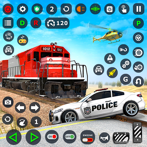 Game kereta api Mobil Tabrakan