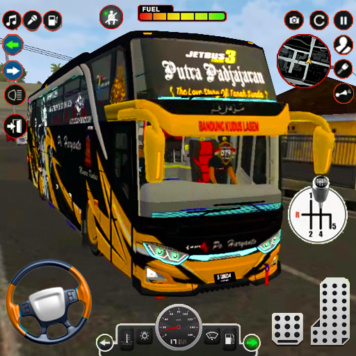 Offroad bus highway driver 3d