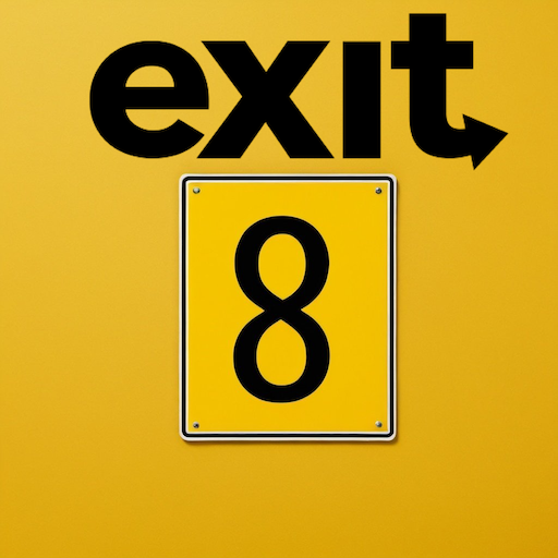 The corridor exit 8