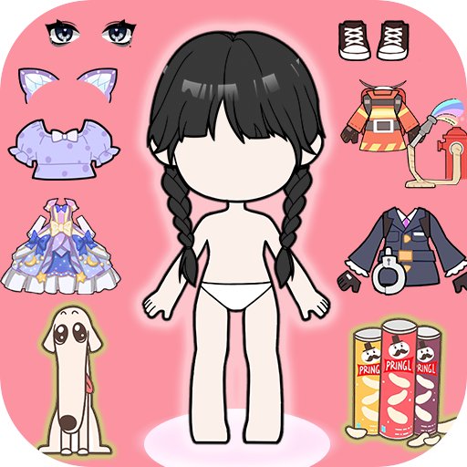 Vlinder Doll: Dress up games