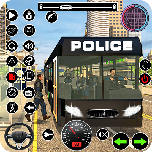 Juego de autobús policial