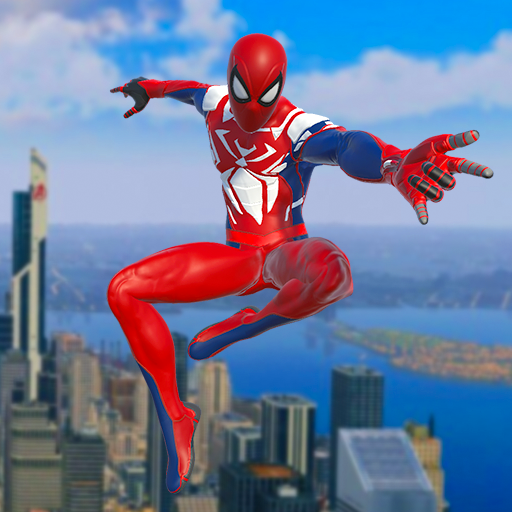 Spider Hero Man City Kampf