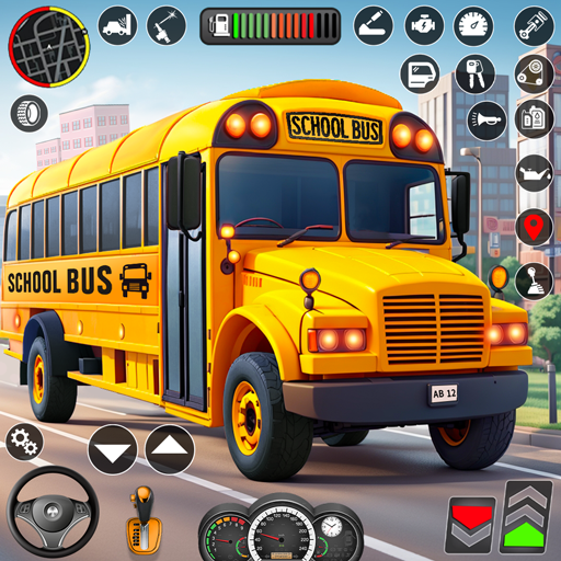 simulator memandu bas sekolah