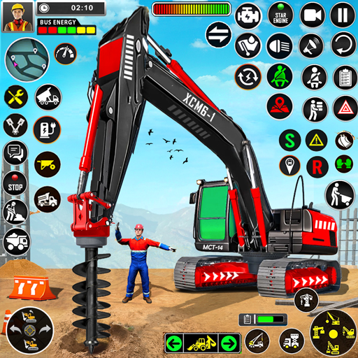 mabigat na drill excavator lar