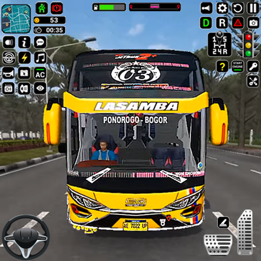공공 코치 버스 시뮬레이터 3D