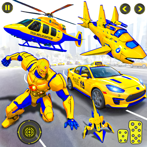 hélicoptè taxi jeu robo voitur