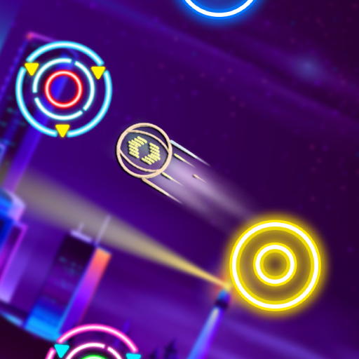 Neon Ball Hop– Shoot the Ball