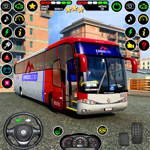 Offroad Bus driving Game 2024