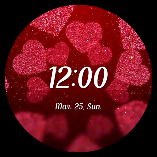 Love Heart Animated Watchfaces