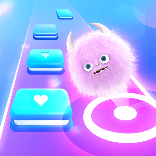 Fluffy Ball: Music Hop Game