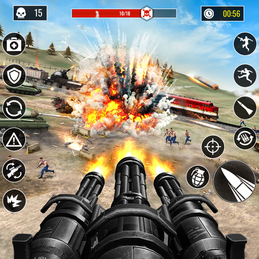 Beach World War Gun Games 3D